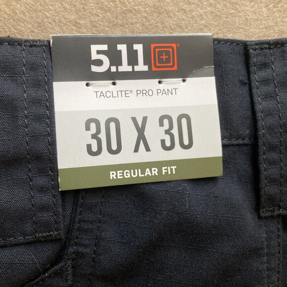 5.11 TACTICAL TACLITE PRO PANTS Sz 30x30 Regular Fit Navy New Outdoor  - Picture 8 of 8